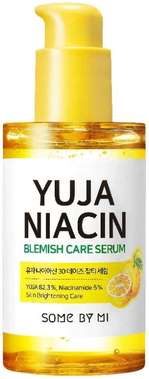 Rozjaśniające serum do twarzy z 5% niacynamidem - Some By Mi Yuja Niacin Blemish Care Serum — Zdjęcie N2