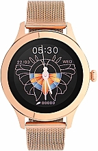 Kup Smartwatch damski, złoty, stalowy - Garett Smartwatch Women Naomi Pro