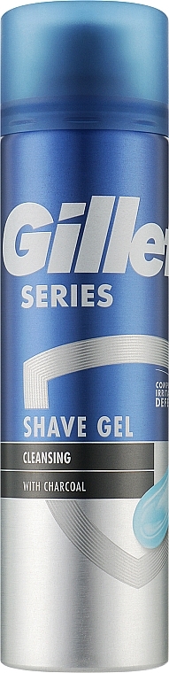 Oczyszczający żel do golenia - Gillette Series Charcoal Cleansing Shave Gel — Zdjęcie N1