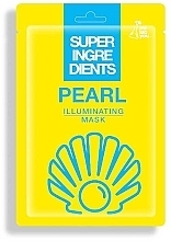 Maska w płachcie do twarzy z ekstraktem z pereł - We Lab You Super Ingredients Pearl Illuminating Mask — Zdjęcie N1