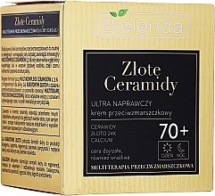 Kup PRZECENA! Ultranaprawczy krem przeciwzmarszczkowy do cery dojrzałej i wrażliwej - Bielenda Golden Ceramides Anti-Wrinkle Cream 70+ *