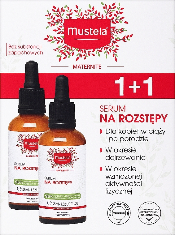 Zestaw - Mustela Maternity Duopak (serum/2x45ml) — Zdjęcie N1