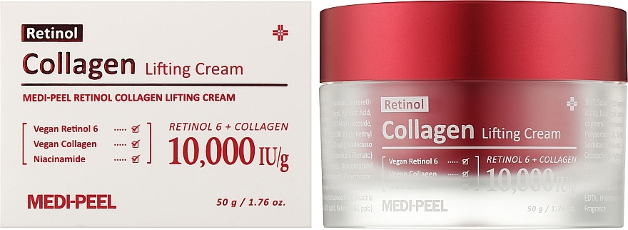 Krem podwójnie liftingujący z retinolem i kolagenem - MEDIPEEL Retinol Collagen Lifting Cream — Zdjęcie N2