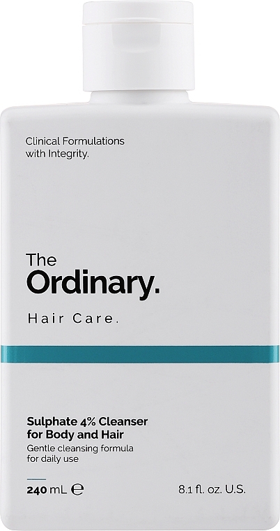 Środek do mycia ciała i włosów - The Ordinary Sulphate 4% Cleanser For Body And Hair — Zdjęcie N1