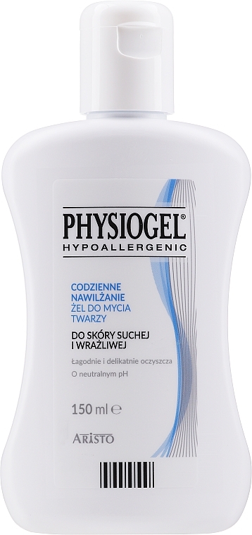 PRZECENA! Żel do mycia twarzy do skóry suchej i wrażliwej Codzienne nawilżenie - Physiogel (gel 2 x 150 ml) * — Zdjęcie N2