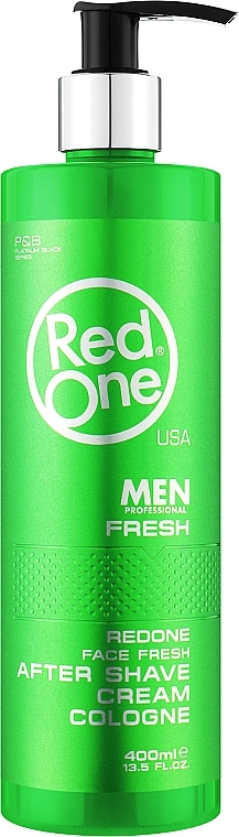 Perfumowany krem po goleniu - RedOne Aftershave Cream Cologne Fresh — Zdjęcie N1