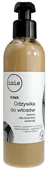 Kawowa odżywka do włosów z ceramidami - La-Le Coffee Hair Conditioner — Zdjęcie N1
