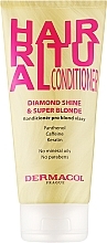 Kup Odżywka dla blondynek - Dermacol Hair Ritual Diamond Shine & Super Blonde Conditioner