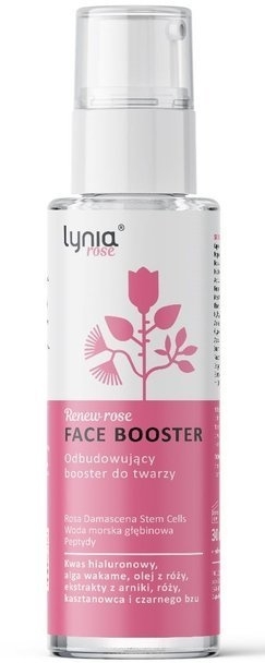 Odbudowujący booster do twarzy z różą - Lynia Renew Rose Face Booster — Zdjęcie N1