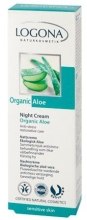Kup Krem do twarzy na noc do skóry wrażliwej z organicznym aloesem - Logona Facial Care Night Cream Organic Aloe