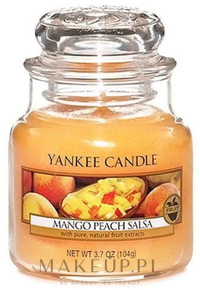 Świeca zapachowa w słoiku - Yankee Candle Mango Peach Salsa — Zdjęcie 104 g