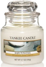 Świeca zapachowa w słoiku - Yankee Candle Baby Powder — Zdjęcie N2