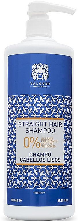 Wygładzający szampon do włosów - Valquer Shampoo Straight Hair — Zdjęcie N2