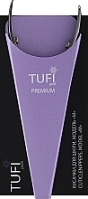 Cążki do manicure, srebrne, 8-10 mm - Tufi Profi — Zdjęcie N2