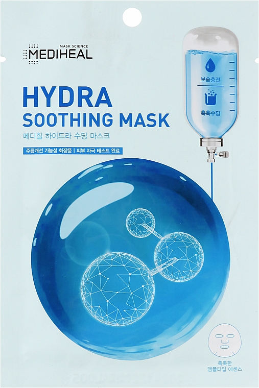 Maska w płachcie do twarzy - Mediheal Hydra Soothing Mask — Zdjęcie N1