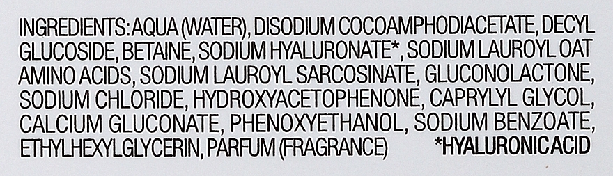 Pianka oczyszczająca do twarzy z kwasem hialuronowym - La Biosthetique Dermosthetique Hyaluronic Acid Cleansing Foam — Zdjęcie N3