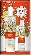 Saphir Parfums Flowers de Saphir Ambar & Muguet - Zestaw (edt 150 ml + edt 30 ml) — Zdjęcie N2