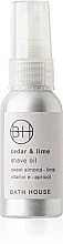 Bath House Cedar & Lime Shave Oil - Olejek do golenia — Zdjęcie N1