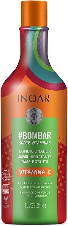 Rewitalizująca odżywka do włosów - Inoar Bombar Super Vitamins Conditioner — Zdjęcie N1