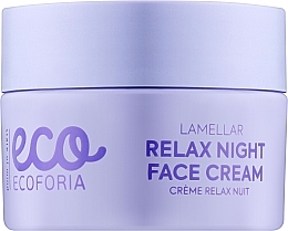 Krem do twarzy na noc - Ecoforia Lavender Clouds Lamellar Relax Night Face Cream — Zdjęcie N1