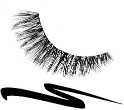 Zestaw - NYX Professional Makeup Feathery Flirt Lash Kit (eye/liner/1ml + lashes) — Zdjęcie N4