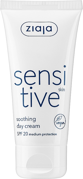Łagodzący krem do twarzy na dzień - Ziaja Sensitive Skin Soothing Day Cream — Zdjęcie N1