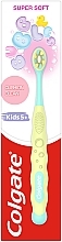 Szczoteczka do zębów dla dzieci od 5 lat, żółta - Colgate Cushion Clean Kids 5+ Super Soft — Zdjęcie N1