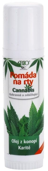 Balsam do ust z olejem konopnym i masłem shea - Bione Cosmetics Cannabis Lip Balm With Shea Butter