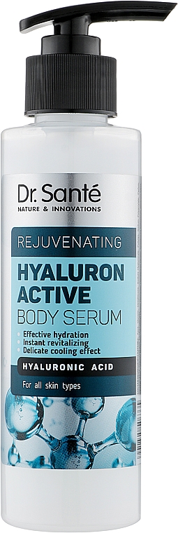 Serum do ciała z kwasem hialuronowym - Dr Sante Hyaluron Active Rejuvenating Body Serum