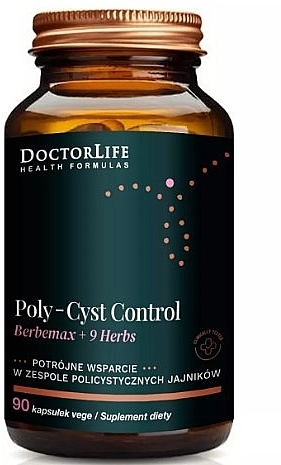 Suplement diety stosowany w leczeniu zespołu policystycznych jajników - Doctor Life Poly-Cyst Control — Zdjęcie N1