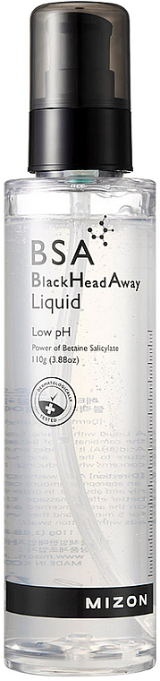 Esencja do twarzy przeciw zaskórnikom - Mizon BSA Black Head Away Liquid — Zdjęcie N1