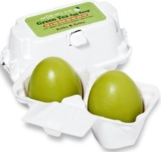Mydło kosmetyczne do oczyszczania twarzy Zielona herbata - Holika Holika Green Tea Egg Soap — Zdjęcie N1