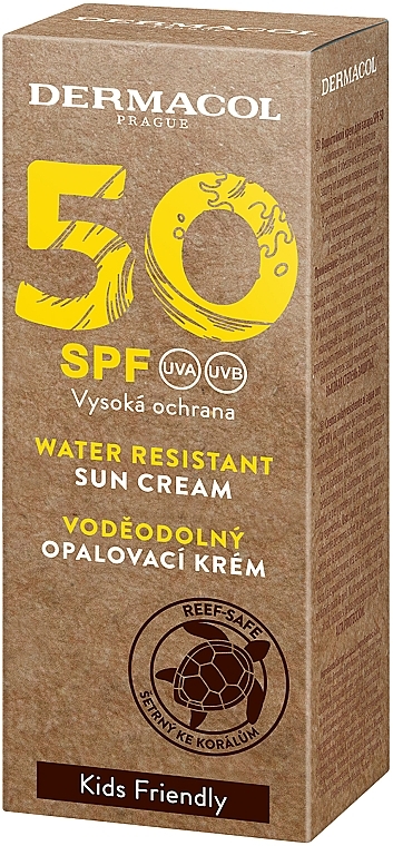 Wodoodporny krem zmiękczający - Dermacol Water Resistant Sun Cream SPF 50 — Zdjęcie N2