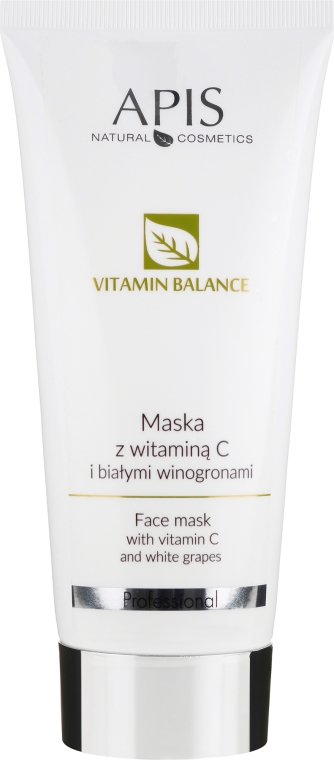 Maska z witaminą C i białymi winogronami - APIS Professional Vitamin Balance — Zdjęcie N1