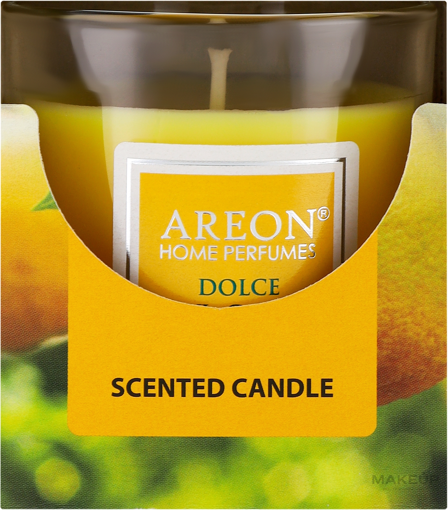 Świeca zapachowa w szklance Dolce Viaggio - Areon Home Perfumes Dolce Viaggio Scented Candle — Zdjęcie 120 g