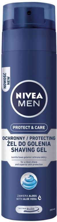 Ochronny żel do golenia - NIVEA MEN Protecting Shaving Gel — Zdjęcie N1