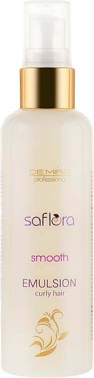 Wygładzająca emulsja do kręconych włosów - Demira Professional Saflora Smooth
