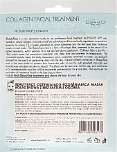 WYPRZEDAŻ Odżywczo-rozjaśniający zabieg kolagenowy z ekstraktem z ogórka i algami morskimi - Beauty Face Collagen Facial Treatment * — Zdjęcie N2