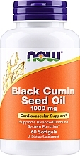 Suplement diety Olej z czarnuszki 1000 mg - Now Foods — Zdjęcie N1