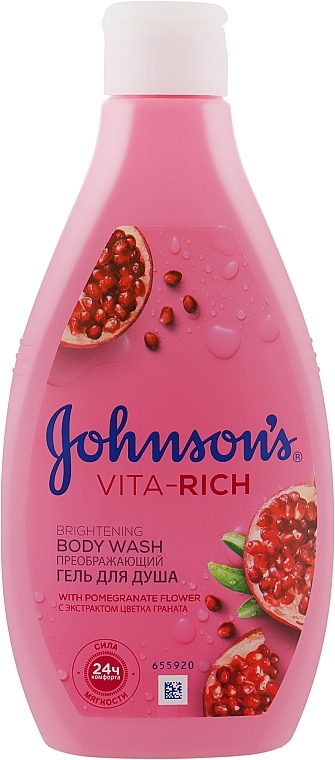 Żel pod prysznic z ekstraktem z granatu - Johnson’s® Body Care Vita-Rich Shower Gel