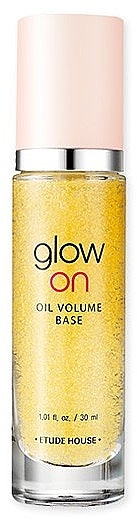 Rozświetlająca baza pod makijaż ze złotymi drobinkami - Etude Glow On Base Oil Volume — Zdjęcie N1