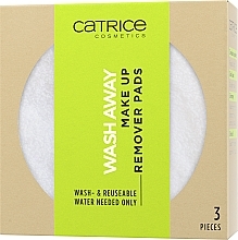 Gąbki do usuwania makijażu - Catrice Wash Away Make Up Remover Pads — Zdjęcie N3