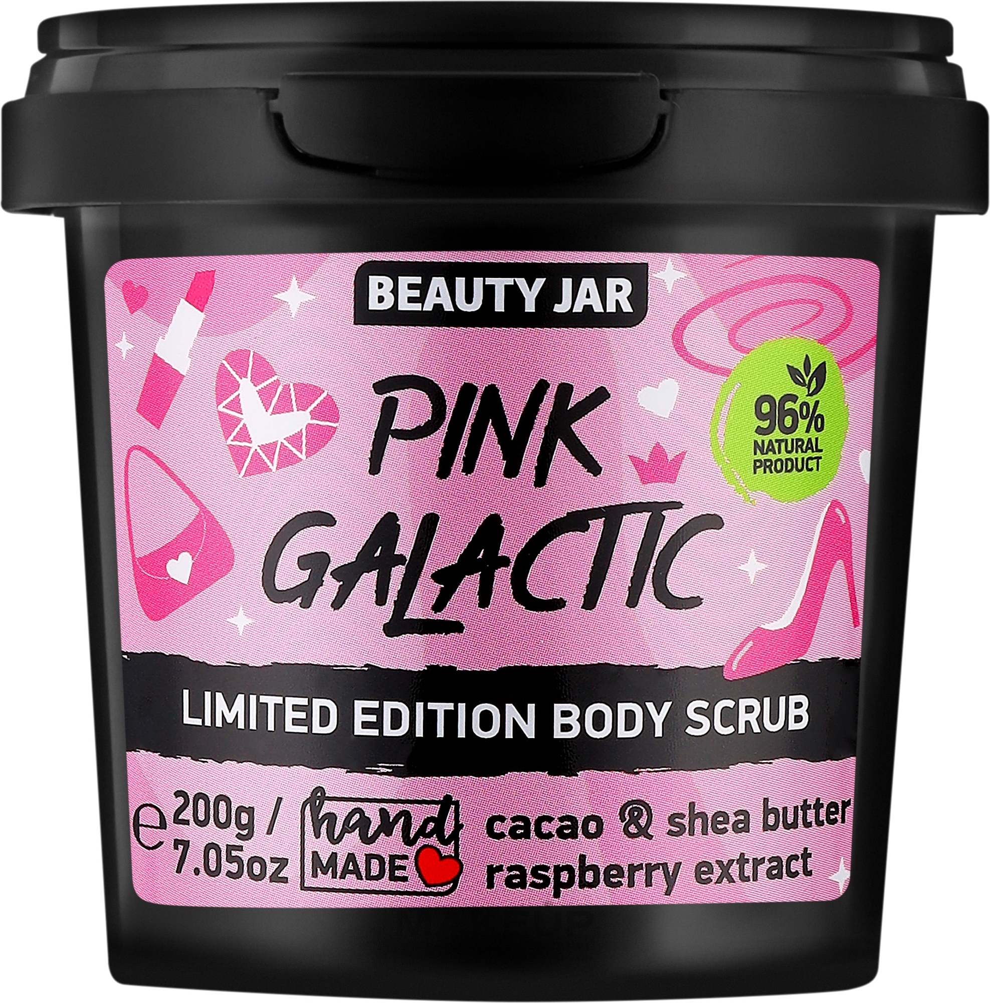 Scrub do ciała - Beauty Jar Pink Galactic Body Scrub — Zdjęcie 200 g