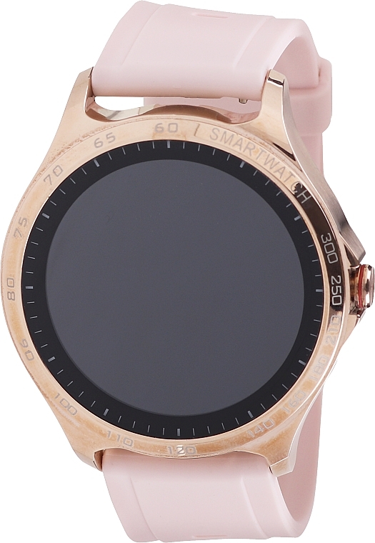 PRZECENA! Smartwatch damski, złoto-różowy - Garett Smartwatch Women Maya * — Zdjęcie N1