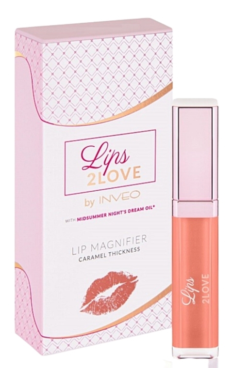 WYPRZEDAŻ Balsam do ust - Inveo Lips 2 Love Lip Magnifier Caramel Thickness * — Zdjęcie N1