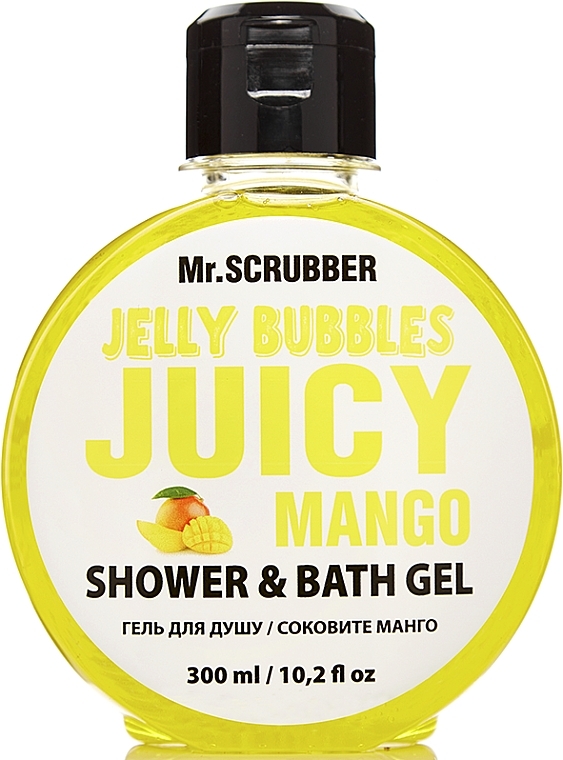 Żel pod prysznic - Mr.Scrubber Jelly Bubbles Juicy Mango Shower & Bath Gel — Zdjęcie N1