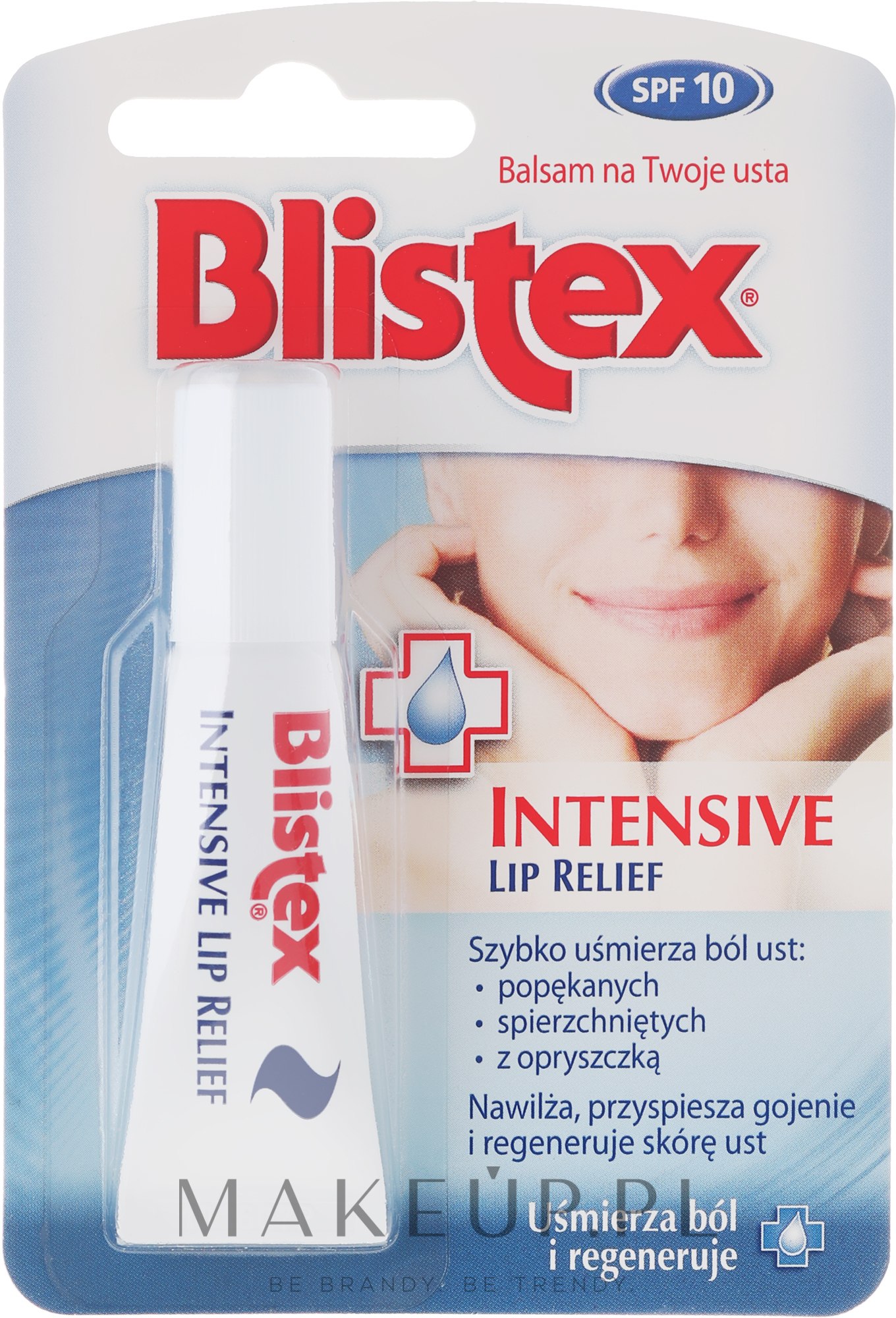 Nawilżająca pomadka kojąca do ust - Blistex Intensive Lip Relief Cream — Zdjęcie 6 ml