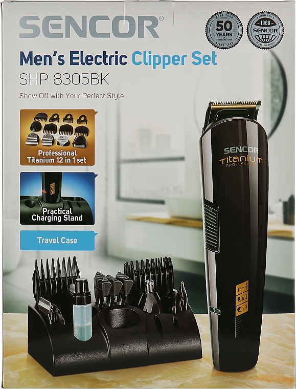 Zestaw do strzyżenia włosów - Sencor SHP 8305BK — Zdjęcie N2