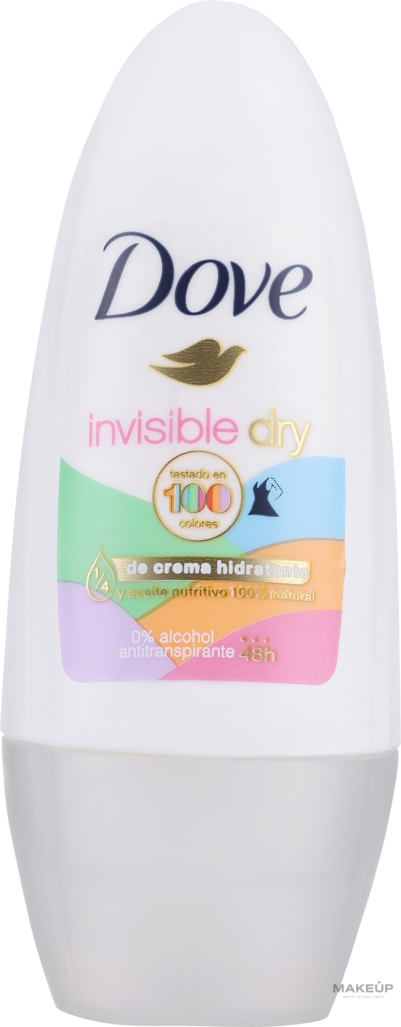 Antyperspirant-dezodorant w kulce - Dove Invisible Dry — Zdjęcie 50 ml