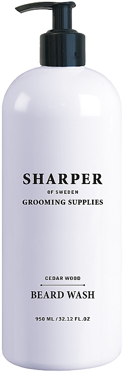 Szampon do brody - Sharper of Sweden Cedar Wood Beard Wash — Zdjęcie N2